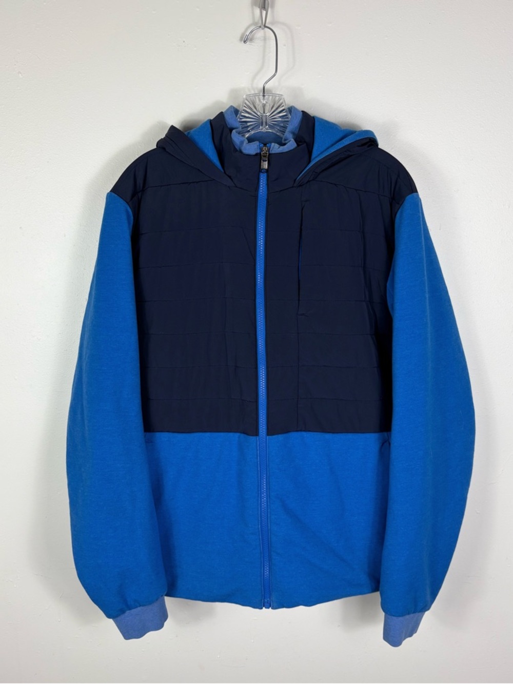 Lululemon Division Hoodie Jacket Men’s Blue Color Block